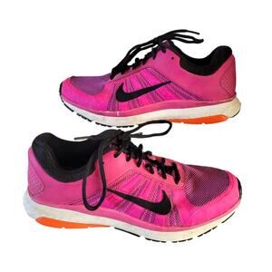 Nike Zoom Dart XII Women’s SZ 9 Sneakers Pink White Orange Athletic Neon